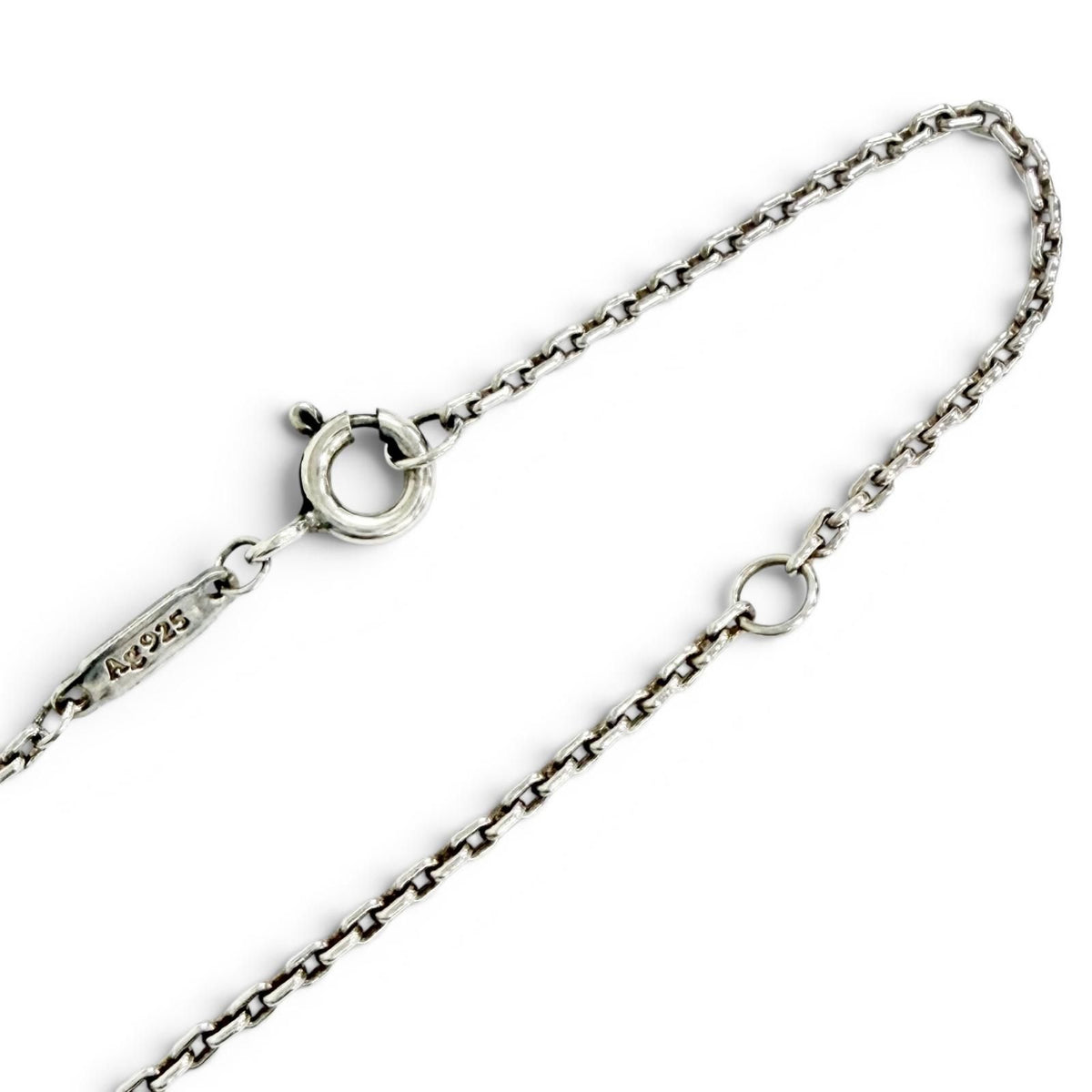 Tiffany & Co HardWear Fresh Water Pearl Link Pendant Silver — view 8