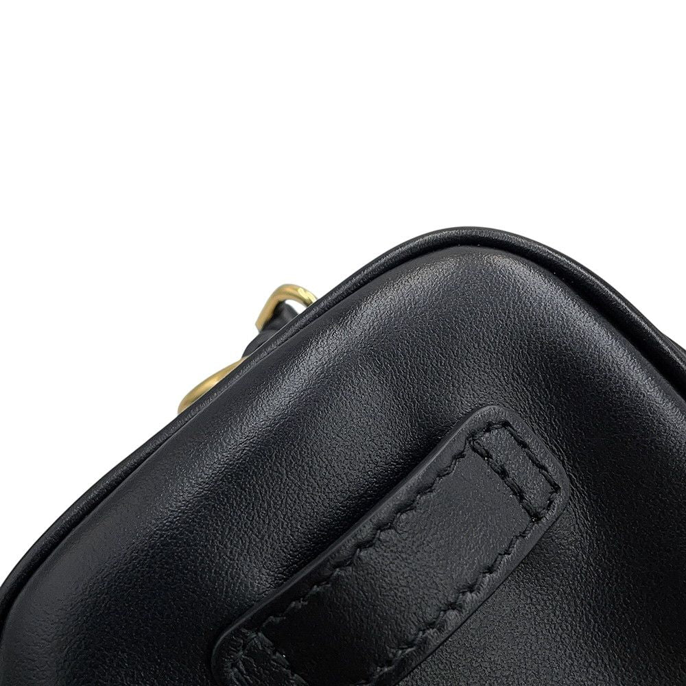 Miu Miu Waist Bag Logo Soft Calfskin Black — view 8