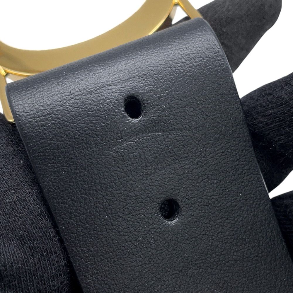 Dior Belt CD Leather Black — view 8