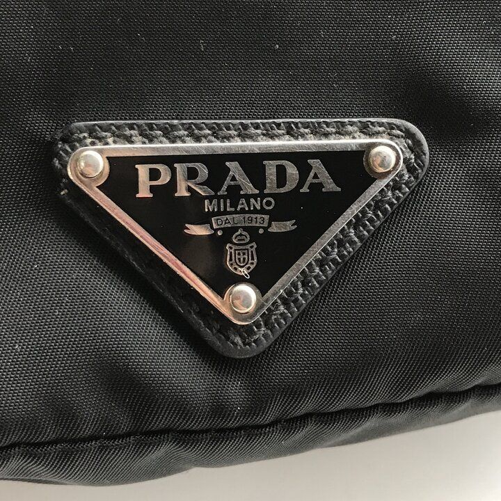 Prada Nylon Tessuto Belt Bag Waist Pouch Black — view 8