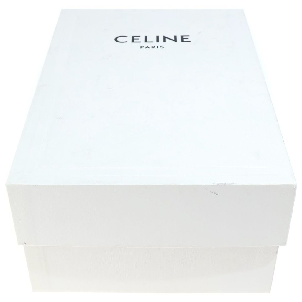 Celine Leather Flat Sandals Bordeaux — view 7