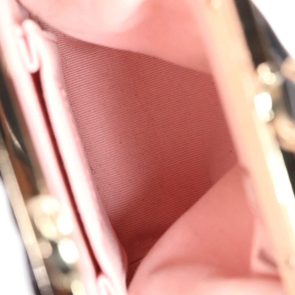 Chanel Quilted Mini Clutch Black Plastic Lambskin — view 8