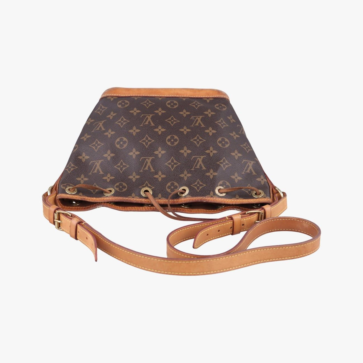 Louis Vuitton Noe BB Monogram Brown Canvas Bucket Bag — view 8