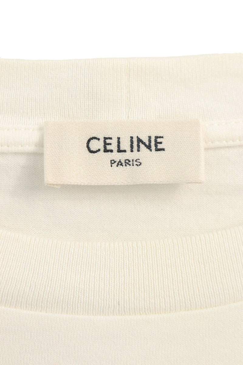 Celine Loose Fit Logo Print T-Shirt — view 3
