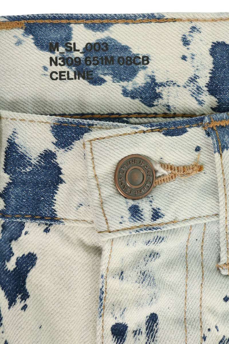 Celine Bleached Denim Pants — view 3