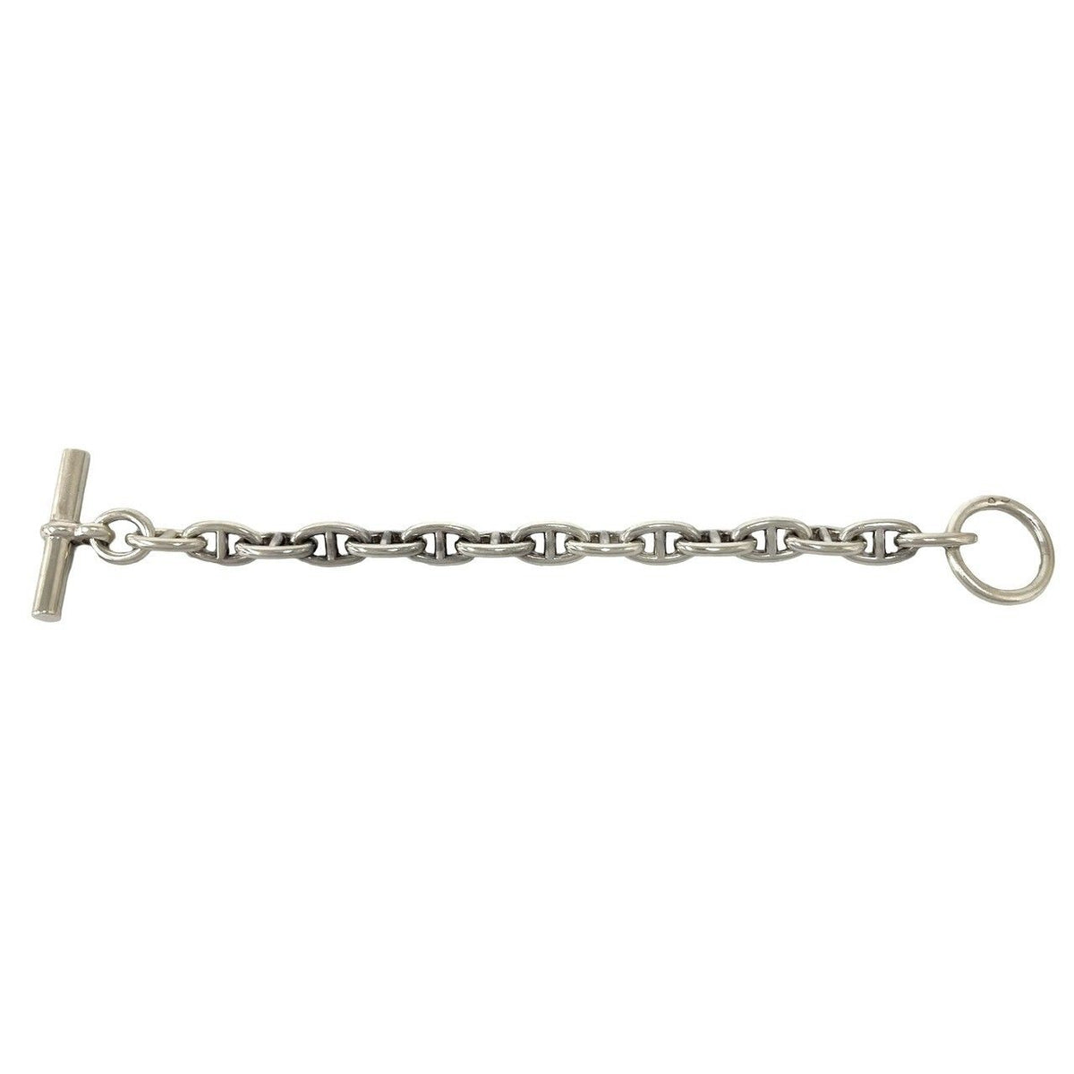 Hermes Vintage Chaine D'ancre PM 15 Links Bracelet 925 Sterling Silver — view 6