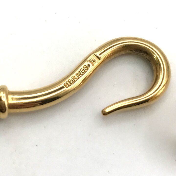 Hermes Jumbo Bracelet Brown Leather Gold — view 8