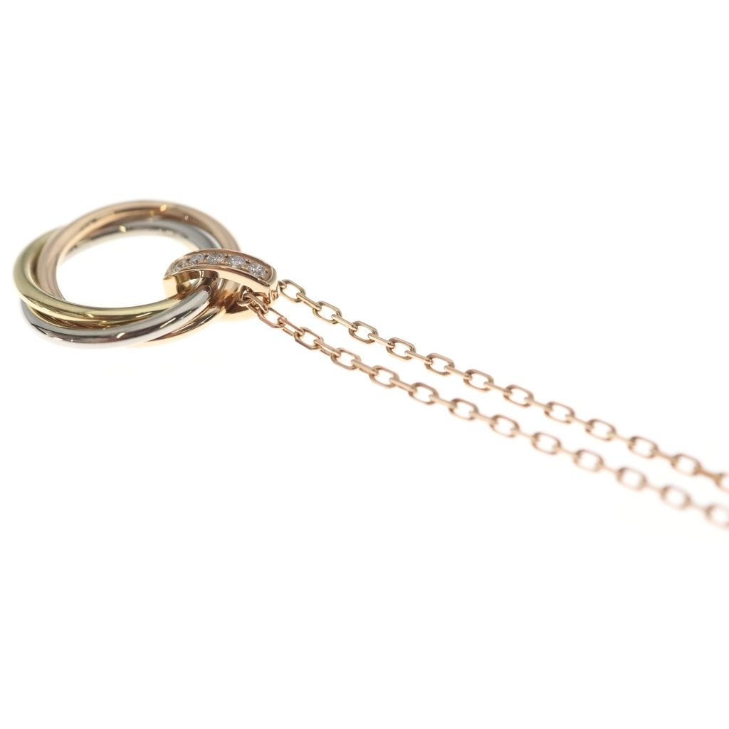 Cartier Trinity Necklace Three Color Diamond — view 6