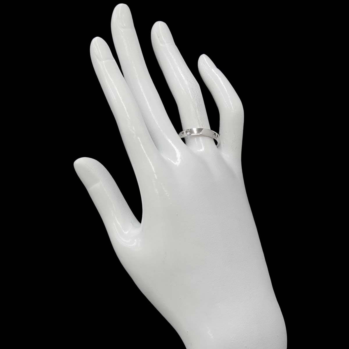 Hermes Ever Hercules 60 Ring 18k White Gold 750 — view 8