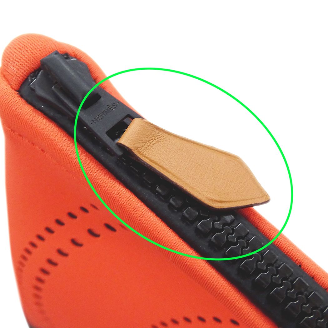 Hermes Pouch Neobain Kanoe PM Polyamide Orange Case Multi Logo — view 8