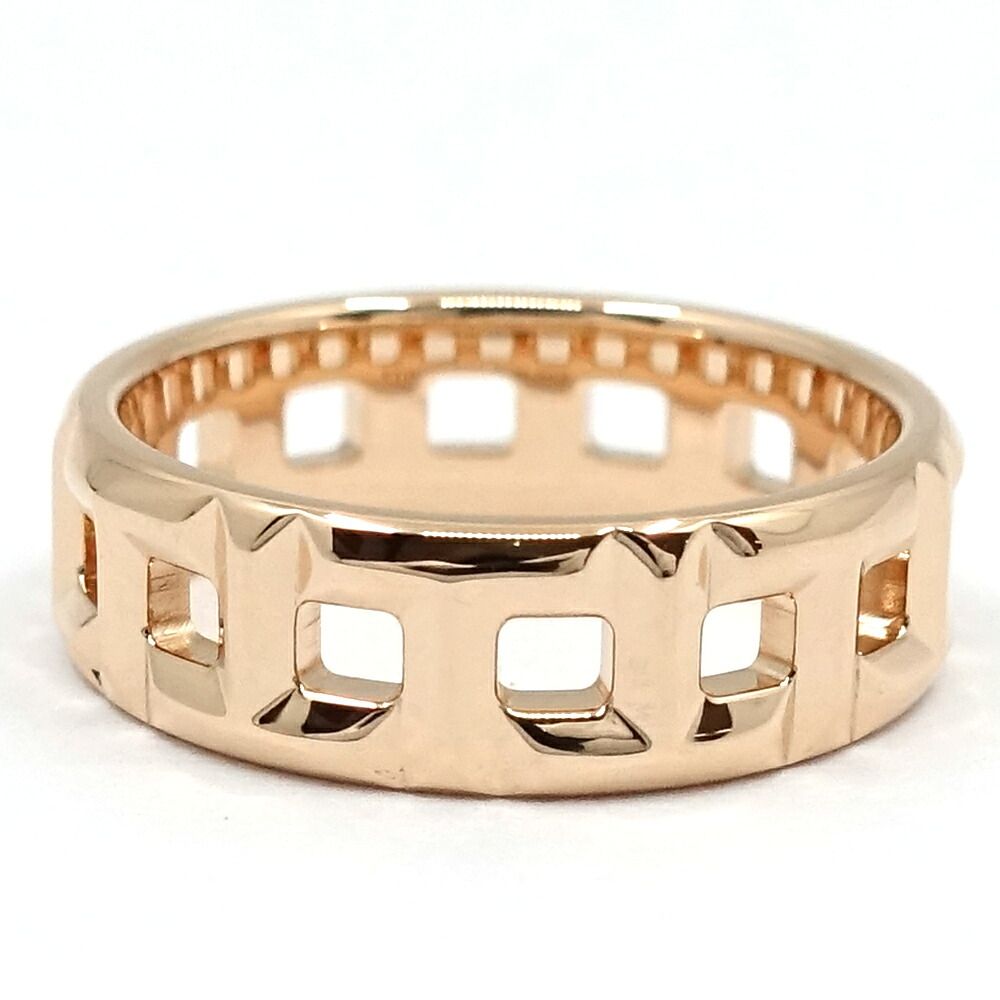 Tiffany & Co 18k Pink Gold T True Wide Ring — view 8