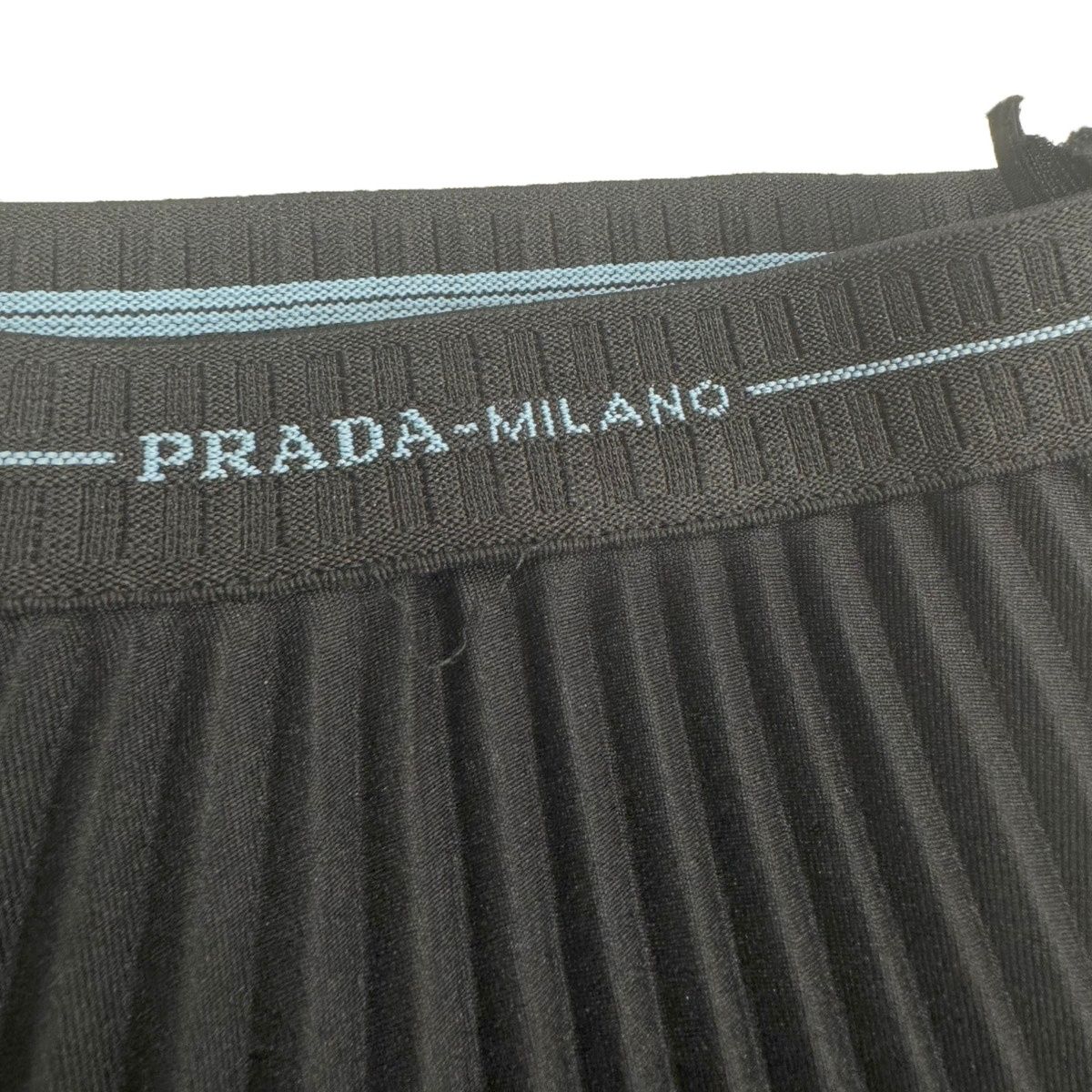 Prada Pleated Skirt Black — view 5