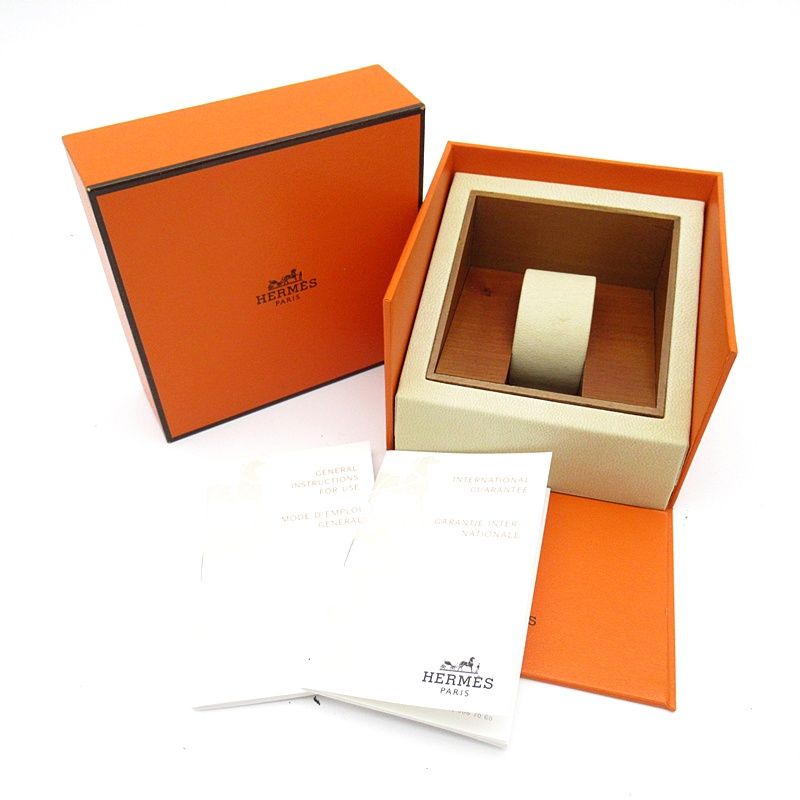 Hermes Clipper Watch SS Champagne — view 6