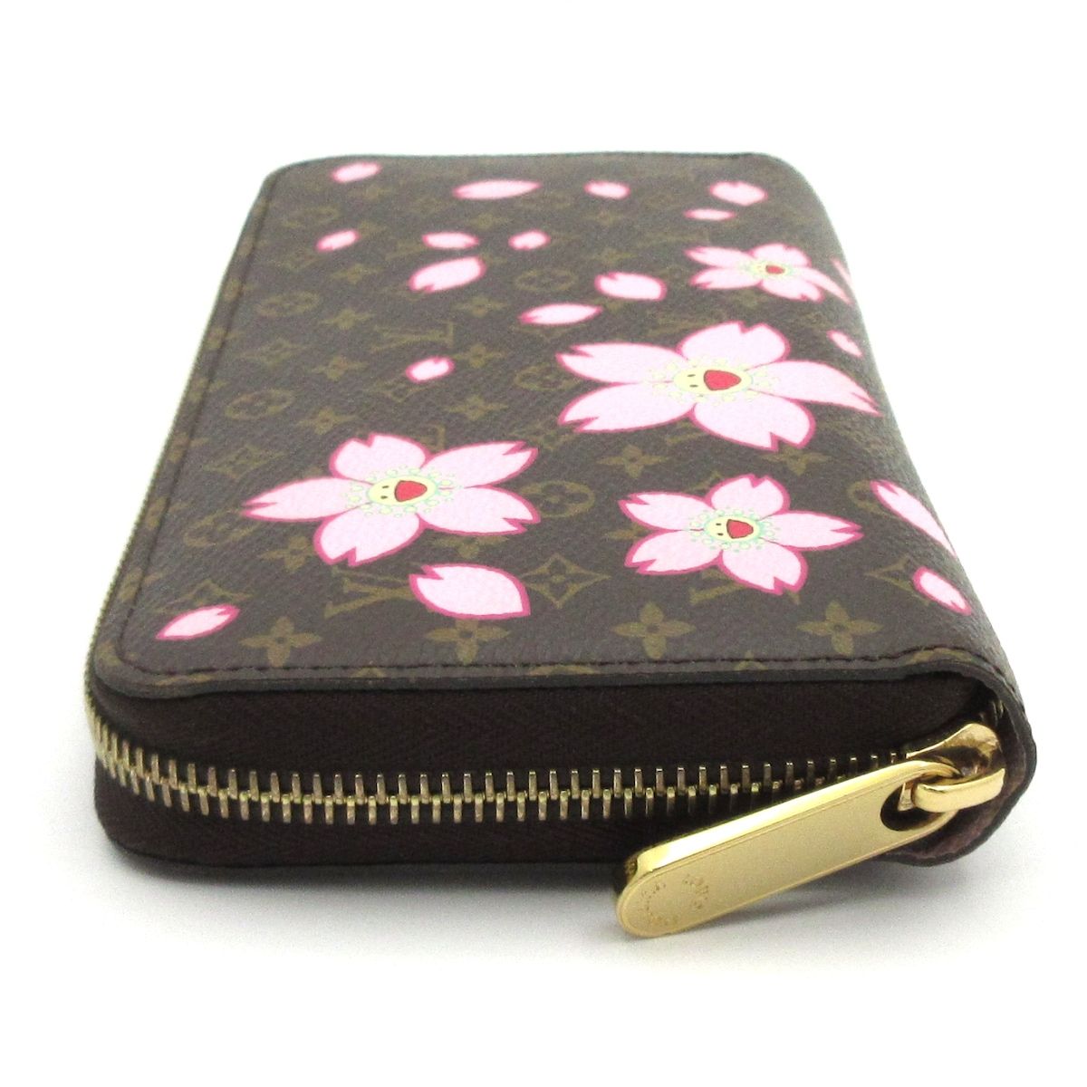 Louis Vuitton Wallet Monogram Cherry Blossom LV x Takashi Murakami Zippy Sakura — view 8