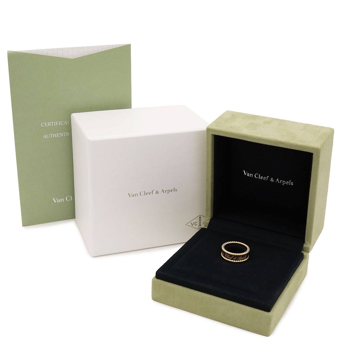 Van Cleef & Arpels Perlee Signature Ring 18k Yellow Gold — view 7