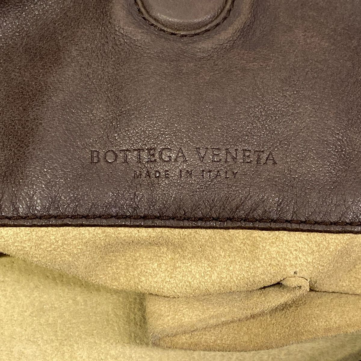 Bottega Veneta Shoulder Bag Intrecciato Dark Brown Leather — view 8
