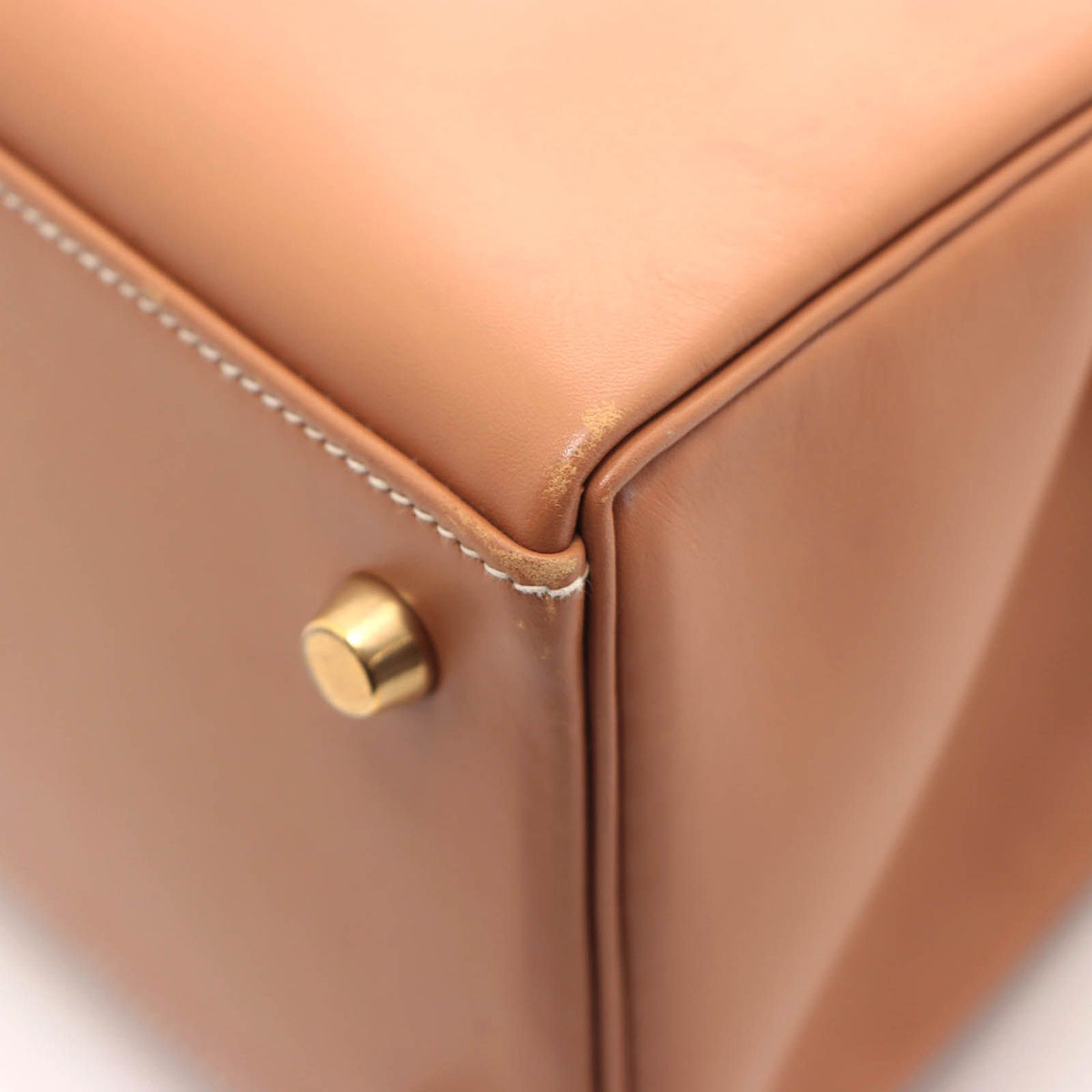 Hermes Kelly 28 Natural Retourne Handbag Vauchamonie Stamp — view 8