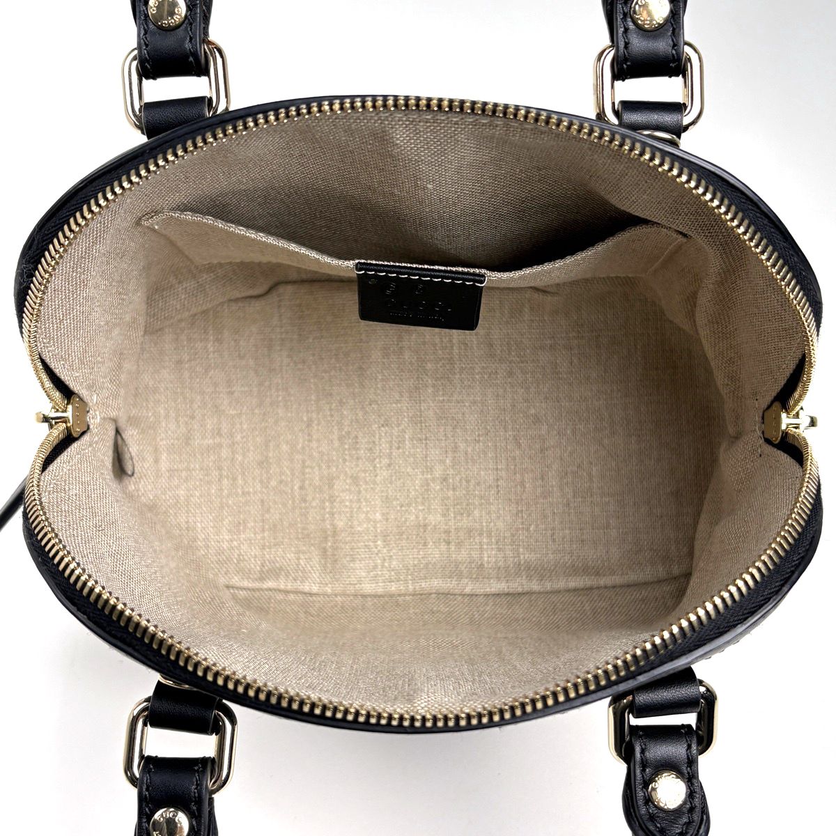 Gucci Handbag Micro Guccissima 2-Way Leather Black — view 8