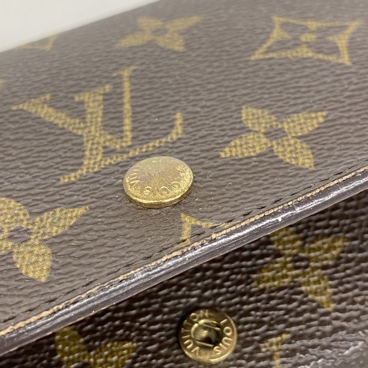 Louis Vuitton Wallet Monogram Porte Monnaie Billets Tresor Brown — view 8