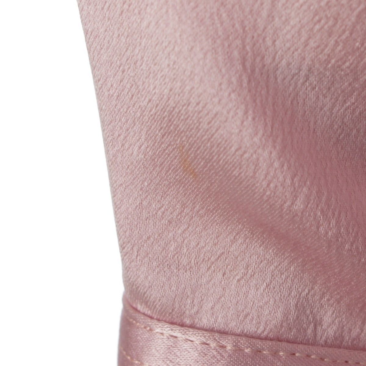 Chanel 90S Silk Coco Buttons Long Sleeve Blouse Pink — view 8