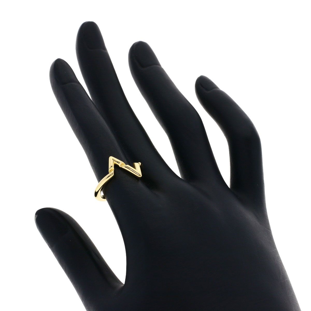 Louis Vuitton LV Vault Upside Down 50 Ring 18k Yellow Gold — view 7