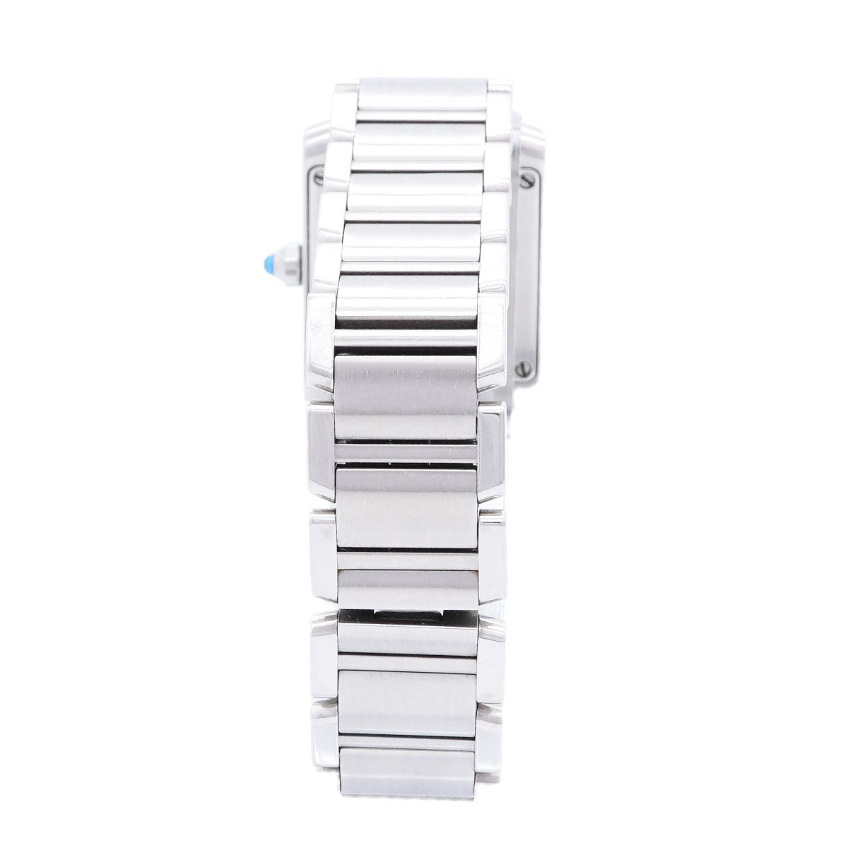 Cartier Tank Francaise SM Ivory Dial Watch — view 8