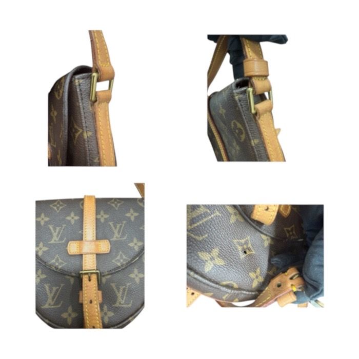 Louis Vuitton Monogram Brown Gold Leather Shoulder Bag — view 8