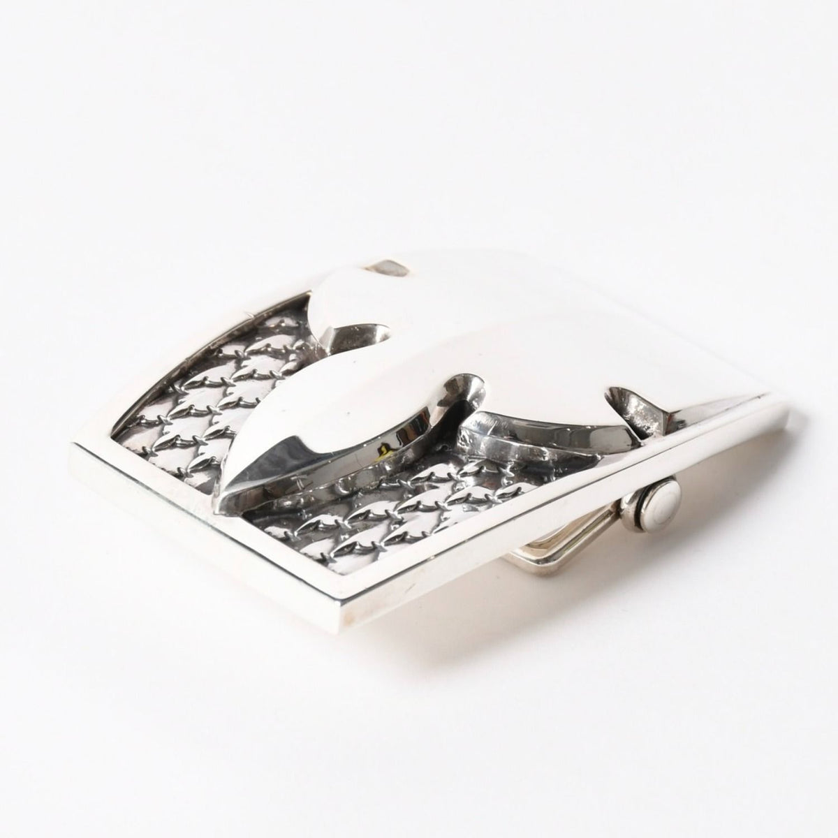 Chrome Hearts Buckle Mil Flerknee Flare Knee Silver Messenger Bag — view 8