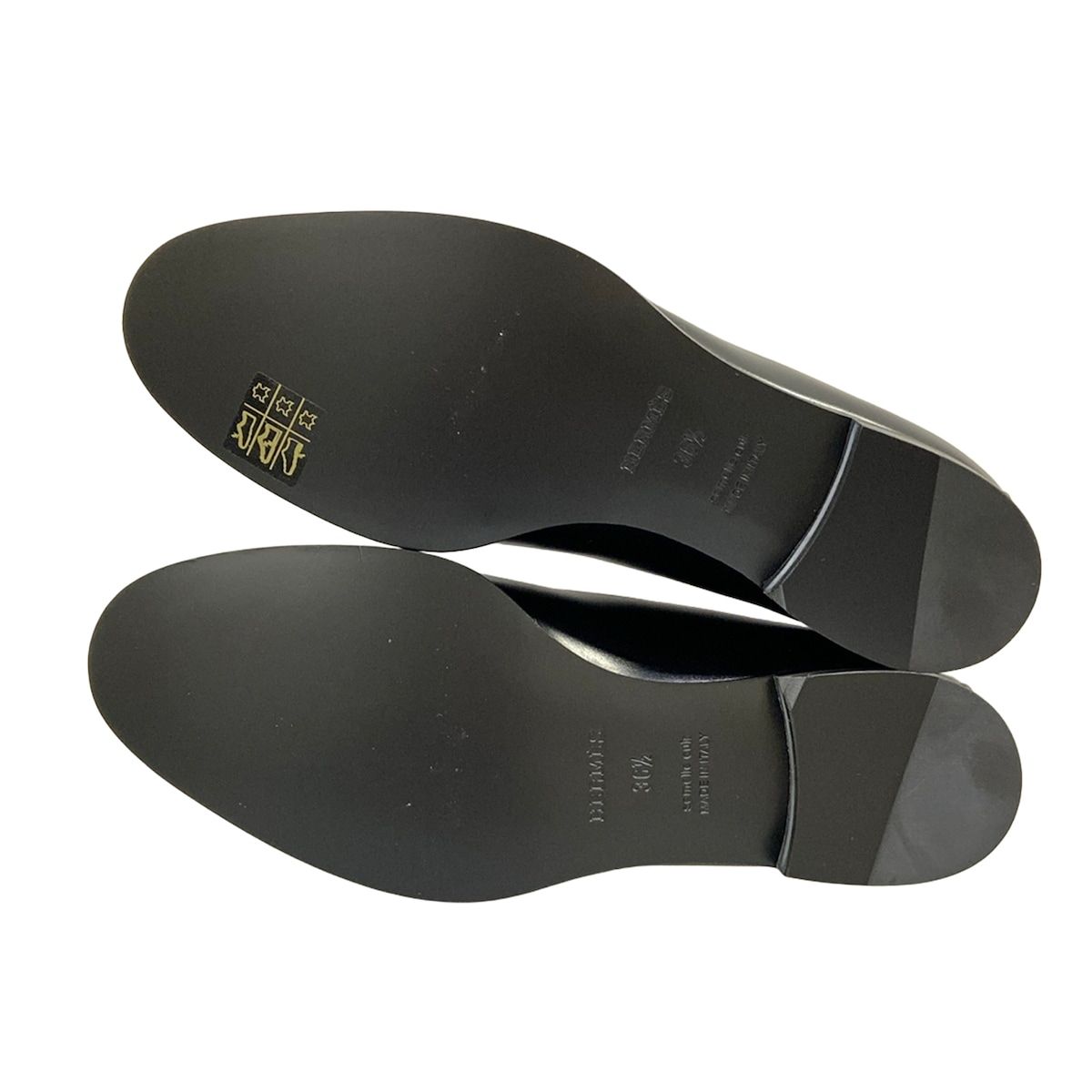 Hermes Loafers Moccasins Newton Black Leather — view 8