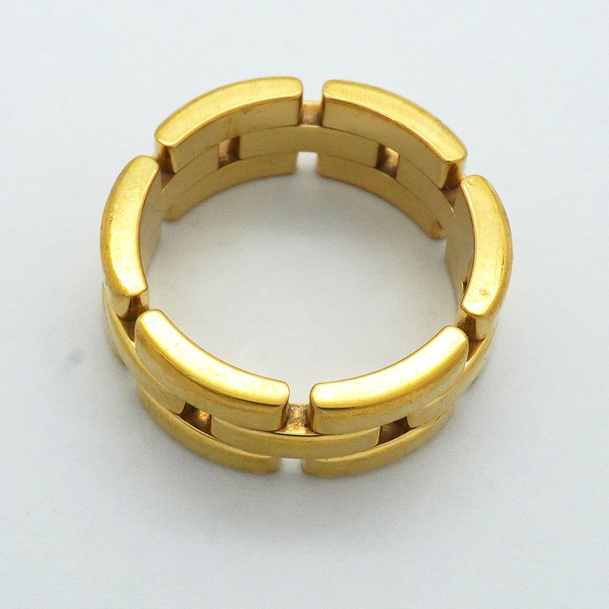 Cartier Ring Maillon Panthere Row 18k Yellow Gold — view 8
