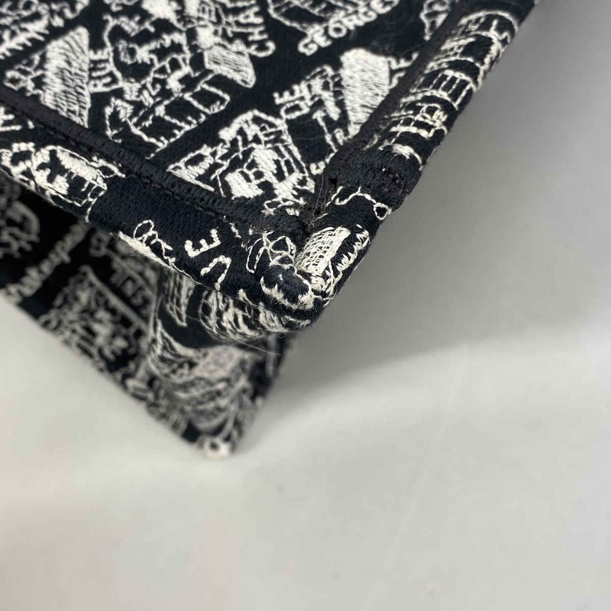 Dior Tote Bag Book Canvas Black — view 8