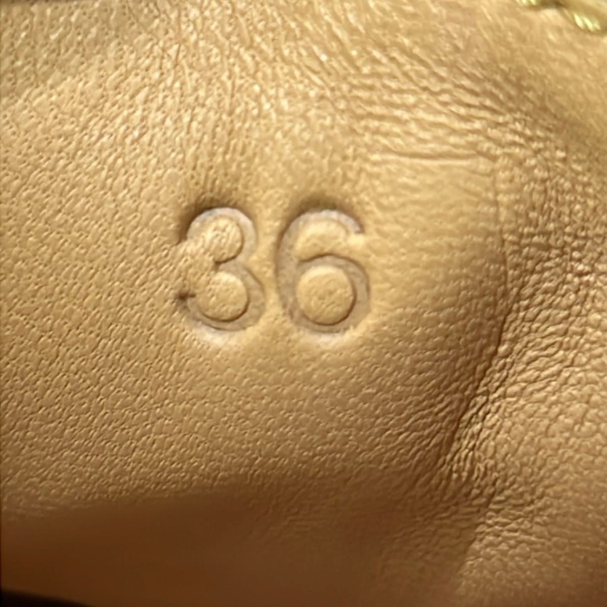 Hermes Shoes Evelyne Gold Leather — view 6