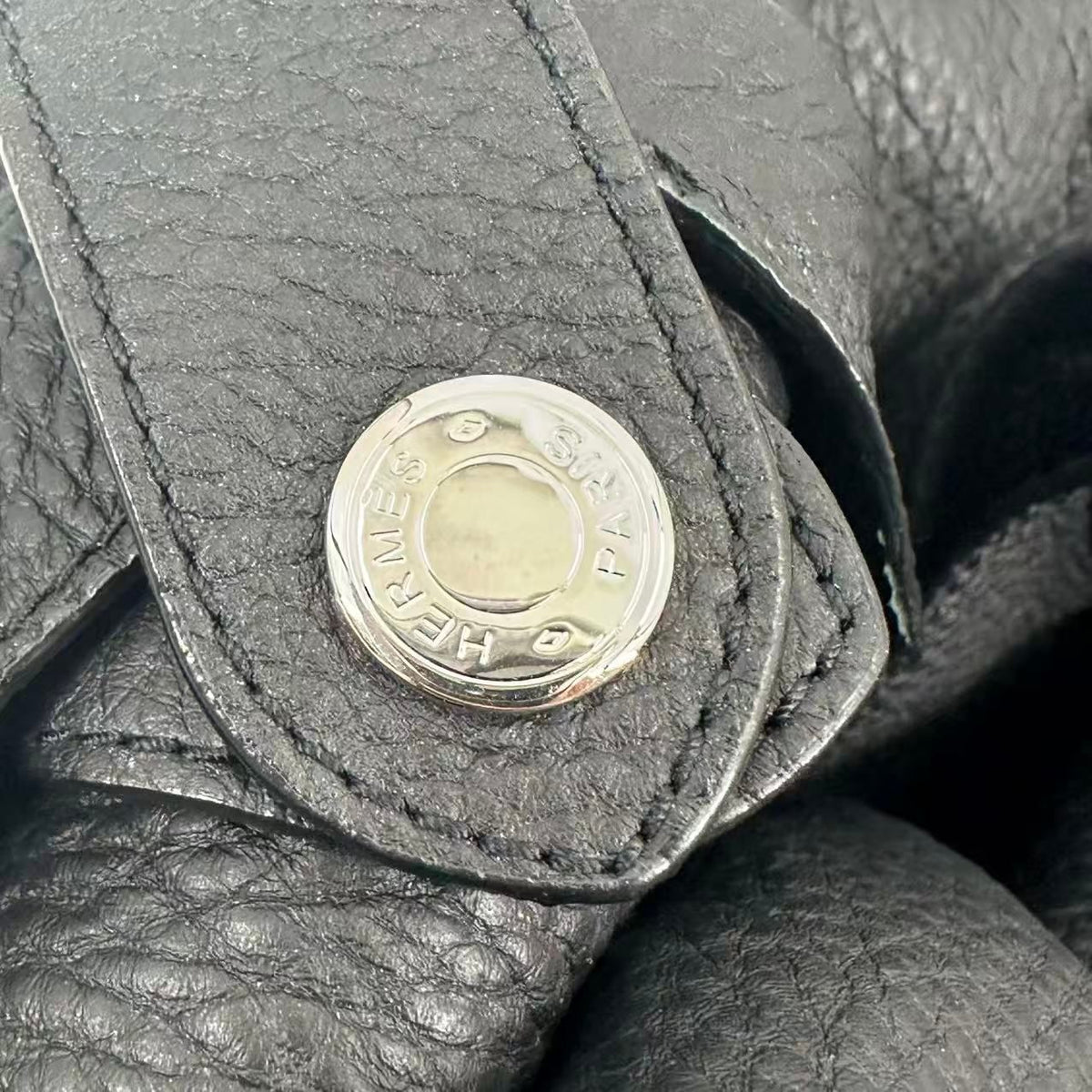 Hermes Short Lengthjacket Black Leather — view 8