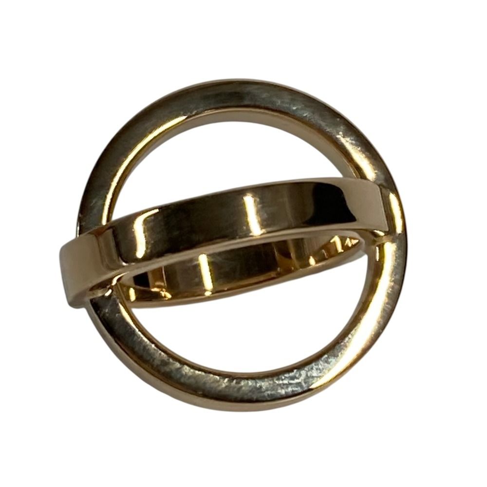 Hermes Scarf Ring Cosmos Metal Gold — view 6