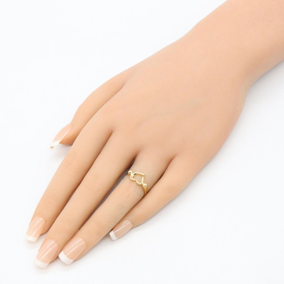 Tiffany & Co Ring Elesa Peretti Open Heart 18K Yellow Gold — view 7