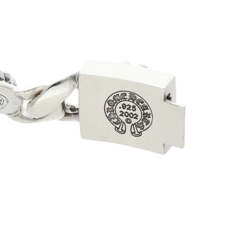 Chrome Hearts Cross Link Silver Bracelet — view 3