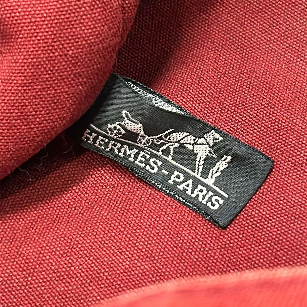 Hermes Tote Bag Fourre Tout MM Red Bordeaux — view 8