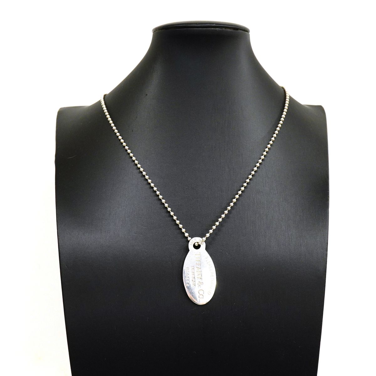 Tiffany & Co Necklace Return to Tiffany Oval 925 Sterling Silver — view 6