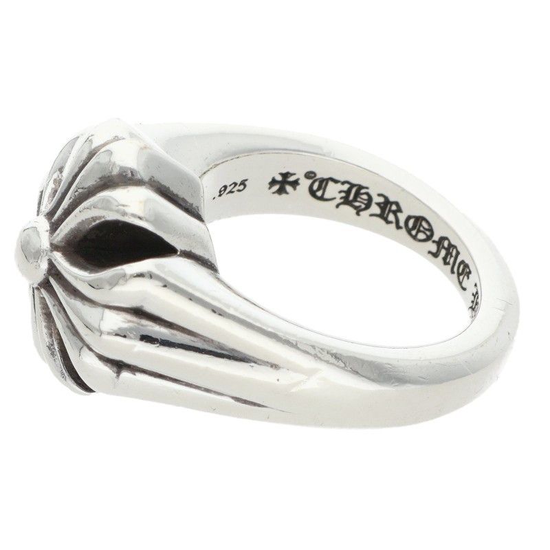 Chrome Hearts Cutout CH Plus Small Silver Ring — view 5
