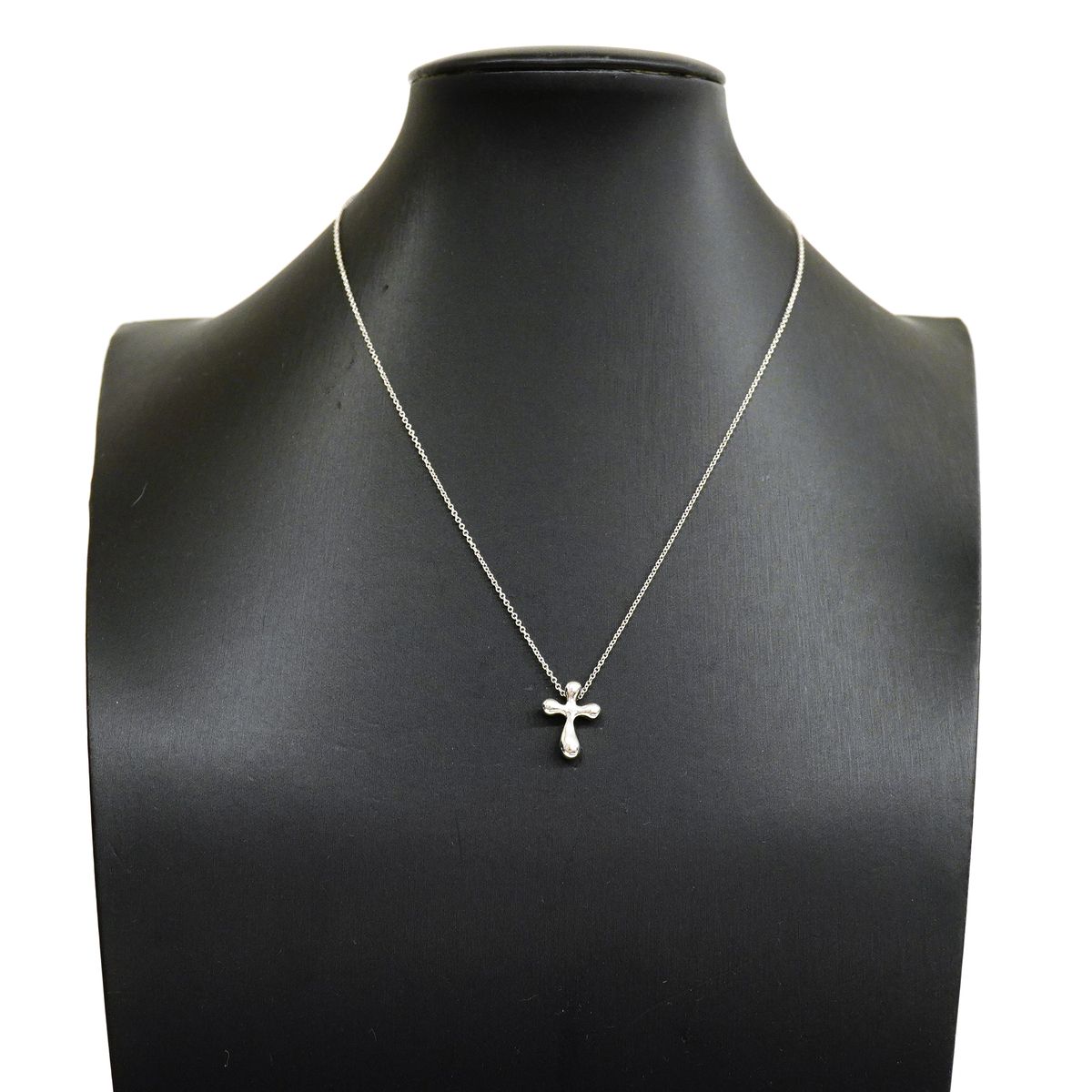 Tiffany & Co Necklace Small Cross 925 Sterling Silver — view 6
