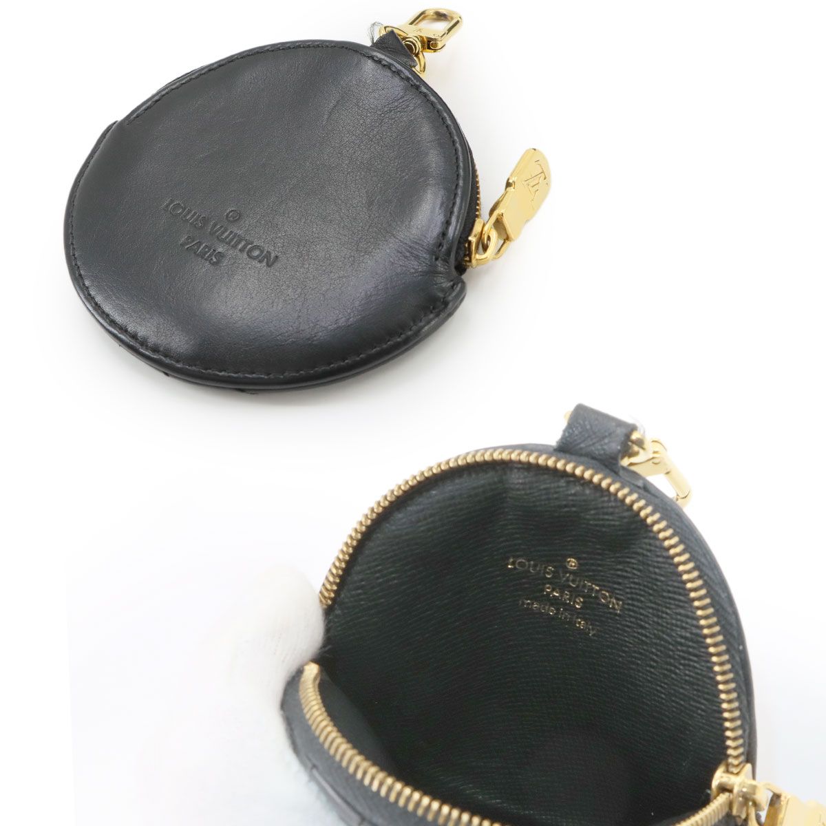 Louis Vuitton Multi Pochette Shoulder Bag Leather Black — view 8