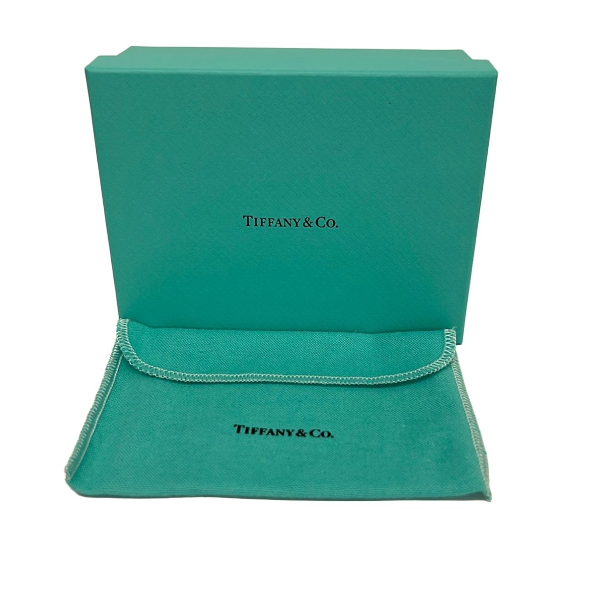 Tiffany & Co Card Case Return to Blue Leather — view 5