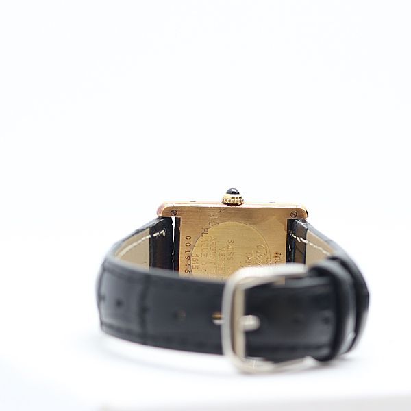 Cartier Must Tank Vermeil Side Trinity White Dial Watch — view 4