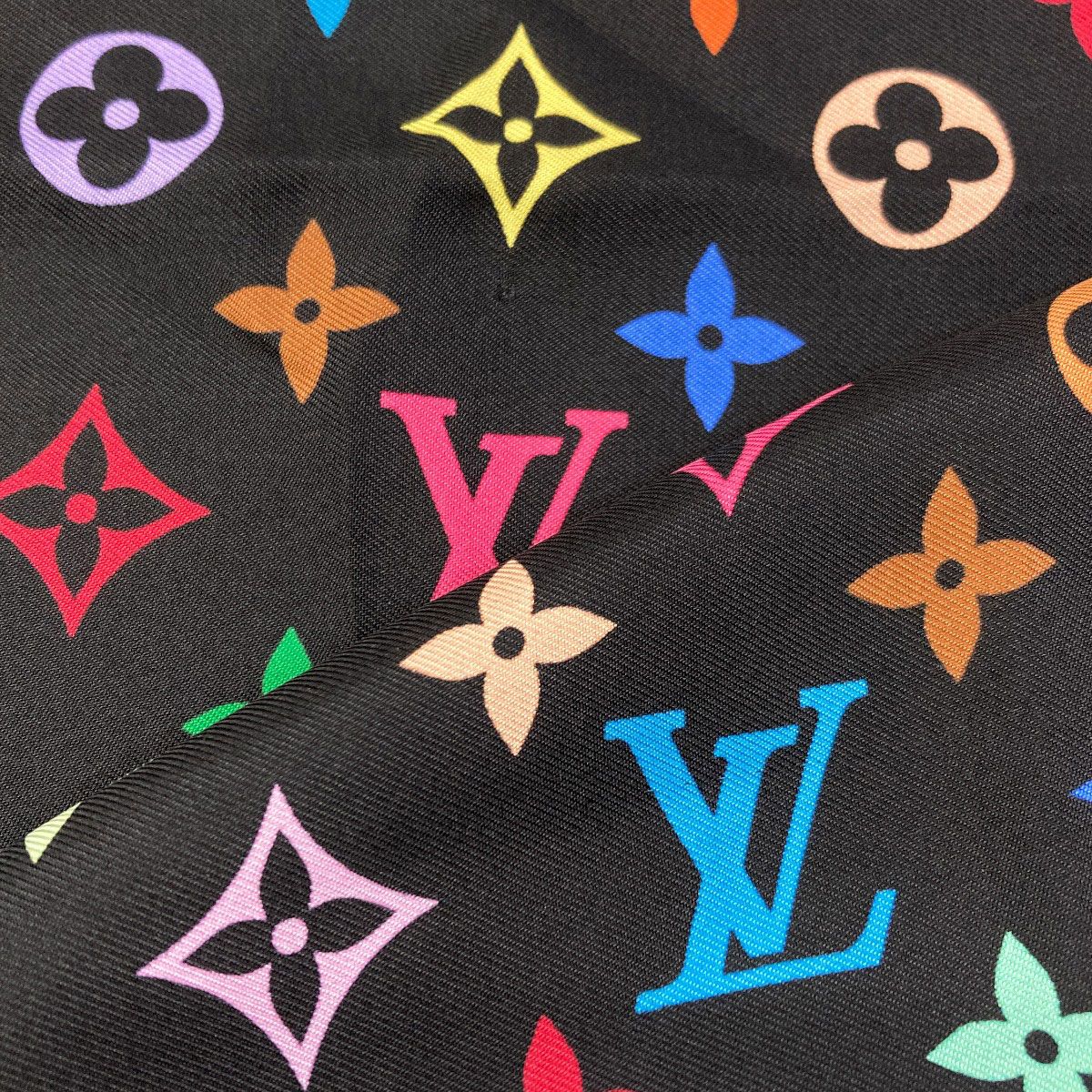 Louis Vuitton I Love Monogram Takashi Murakami Collaboration Scarf Silk — view 7