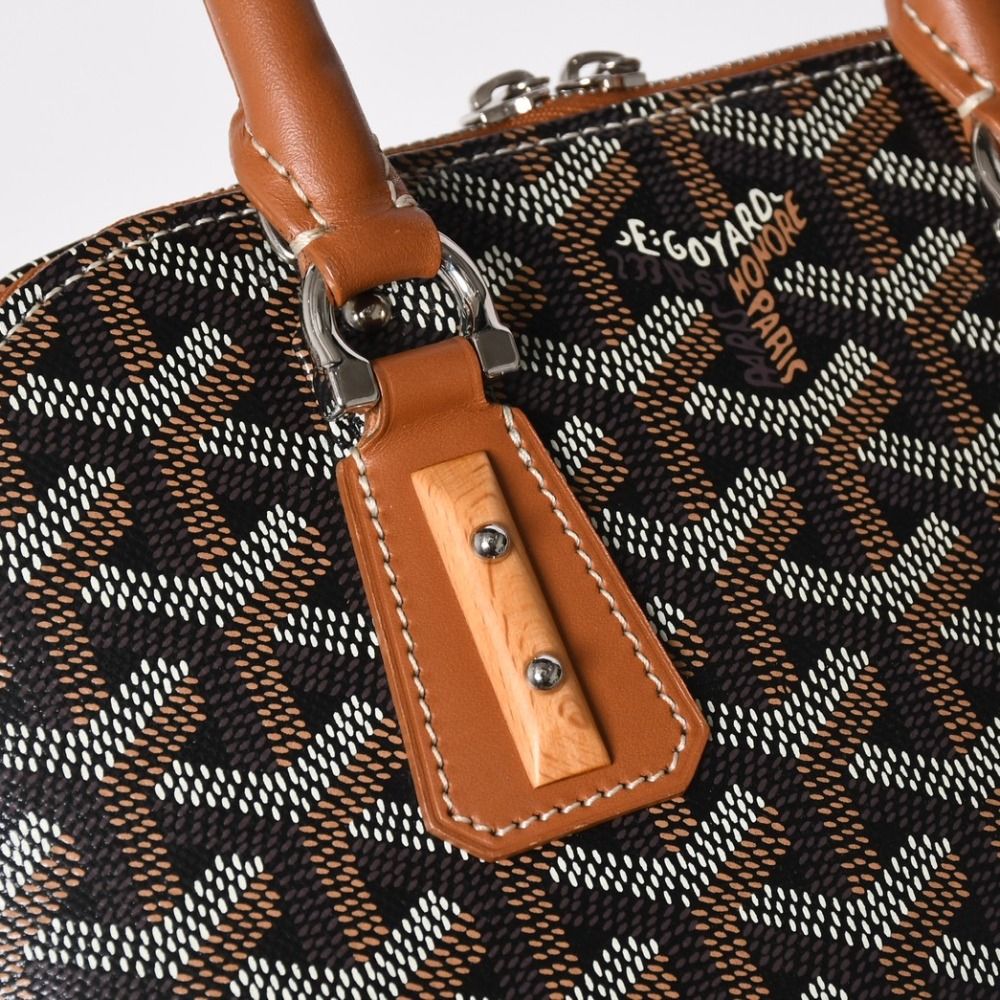 Goyard Vendome Mini Herringbone 2-Way Shoulder Bag Silver — view 8