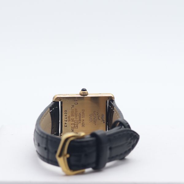 Cartier Must Tank Ivory Dial Watch — view 4