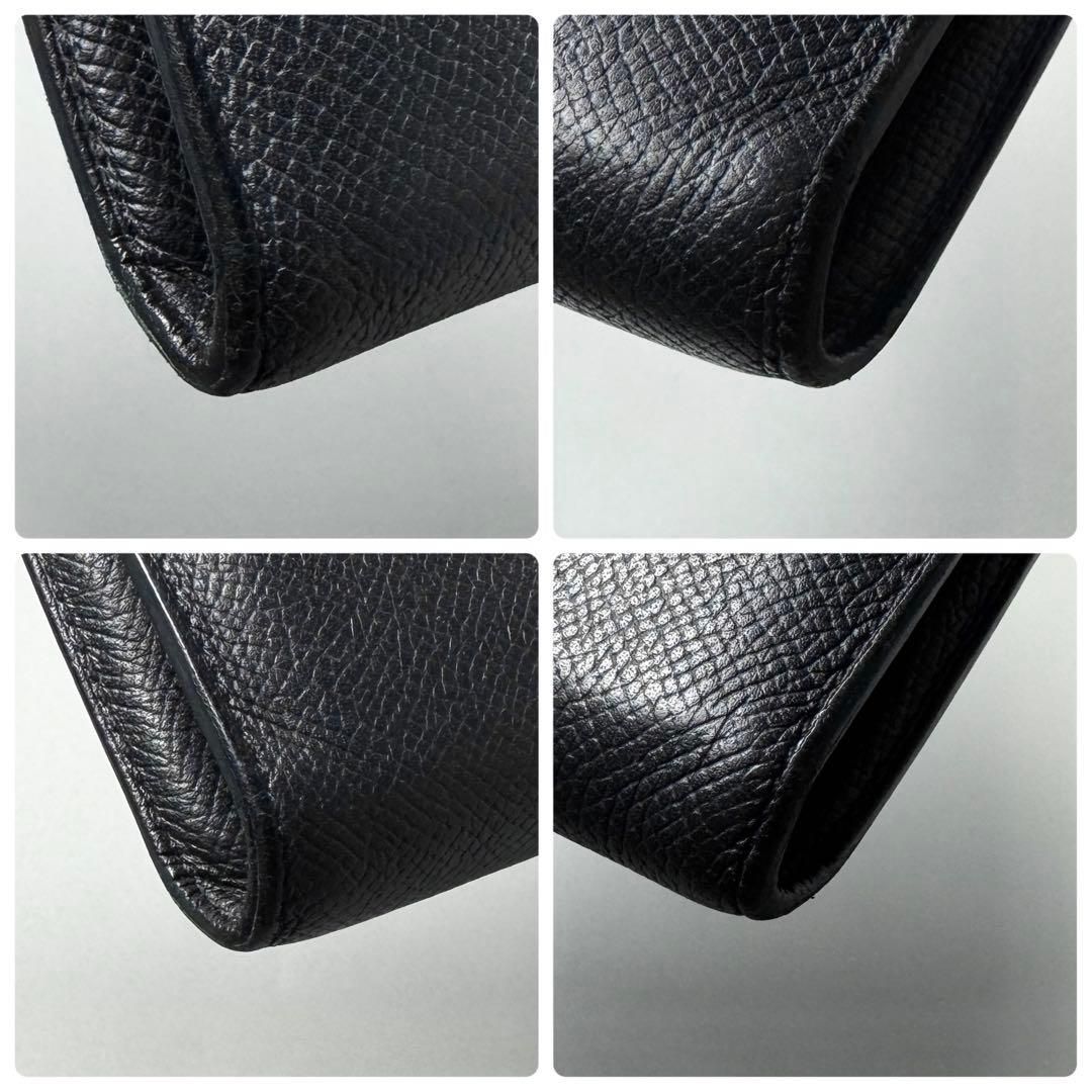 Hermes Kelly Wallet Black Gold — view 8