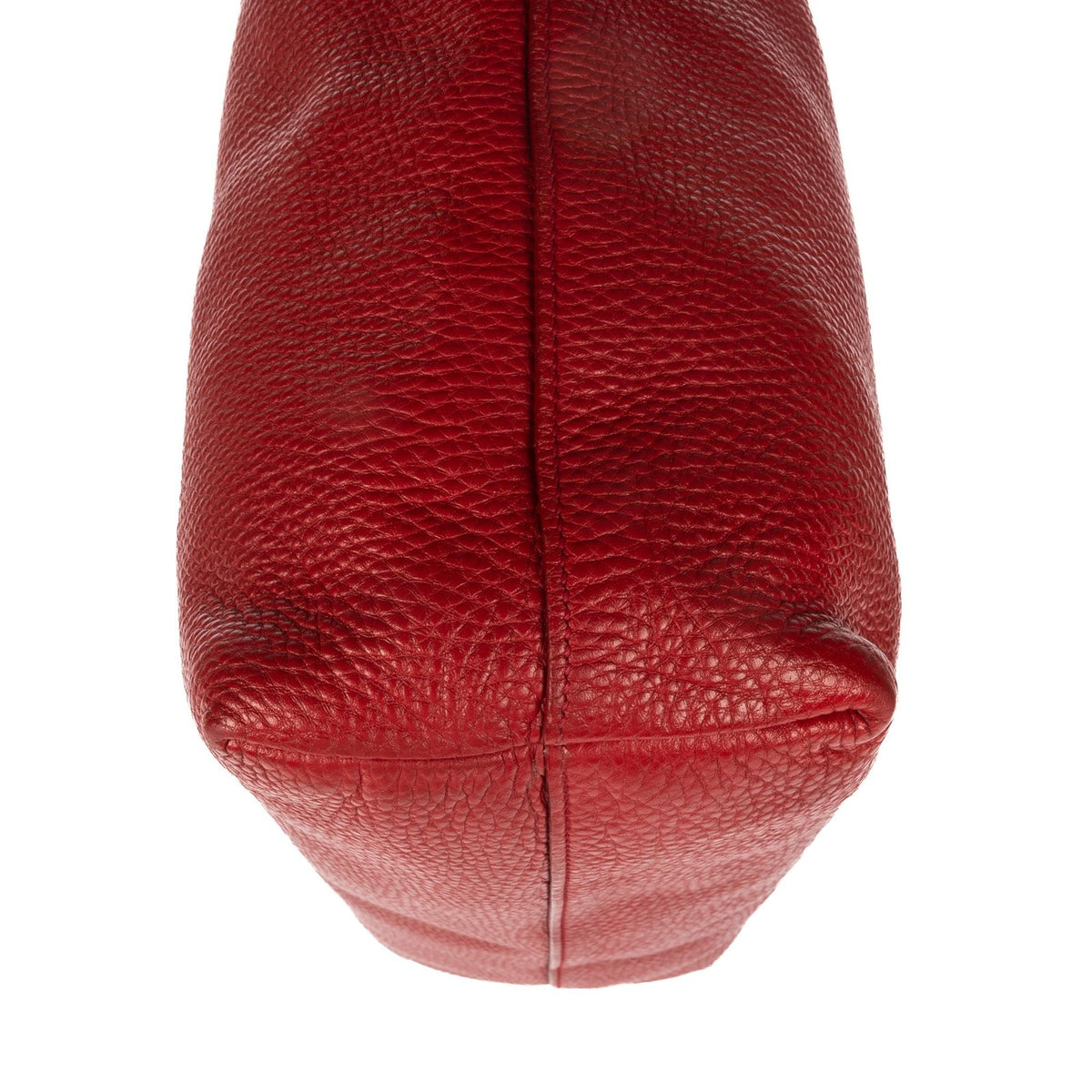 Prada Shopping Tote Bag Red Vitello Daino — view 8