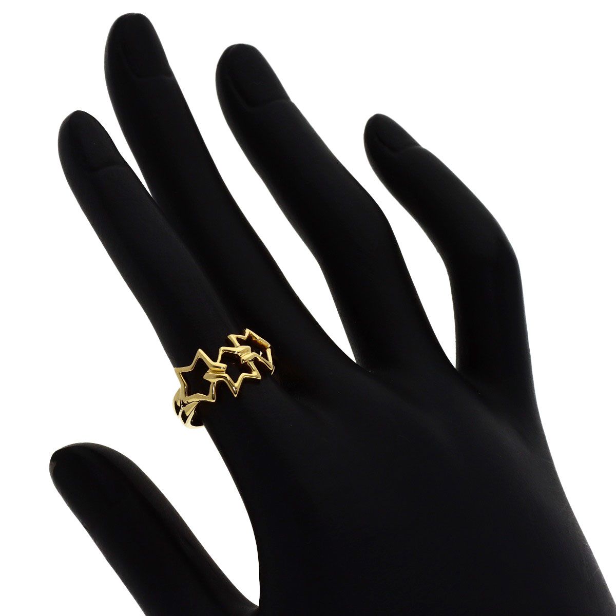 Tiffany & Co Triple Star Ring 18k Yellow Gold — view 6
