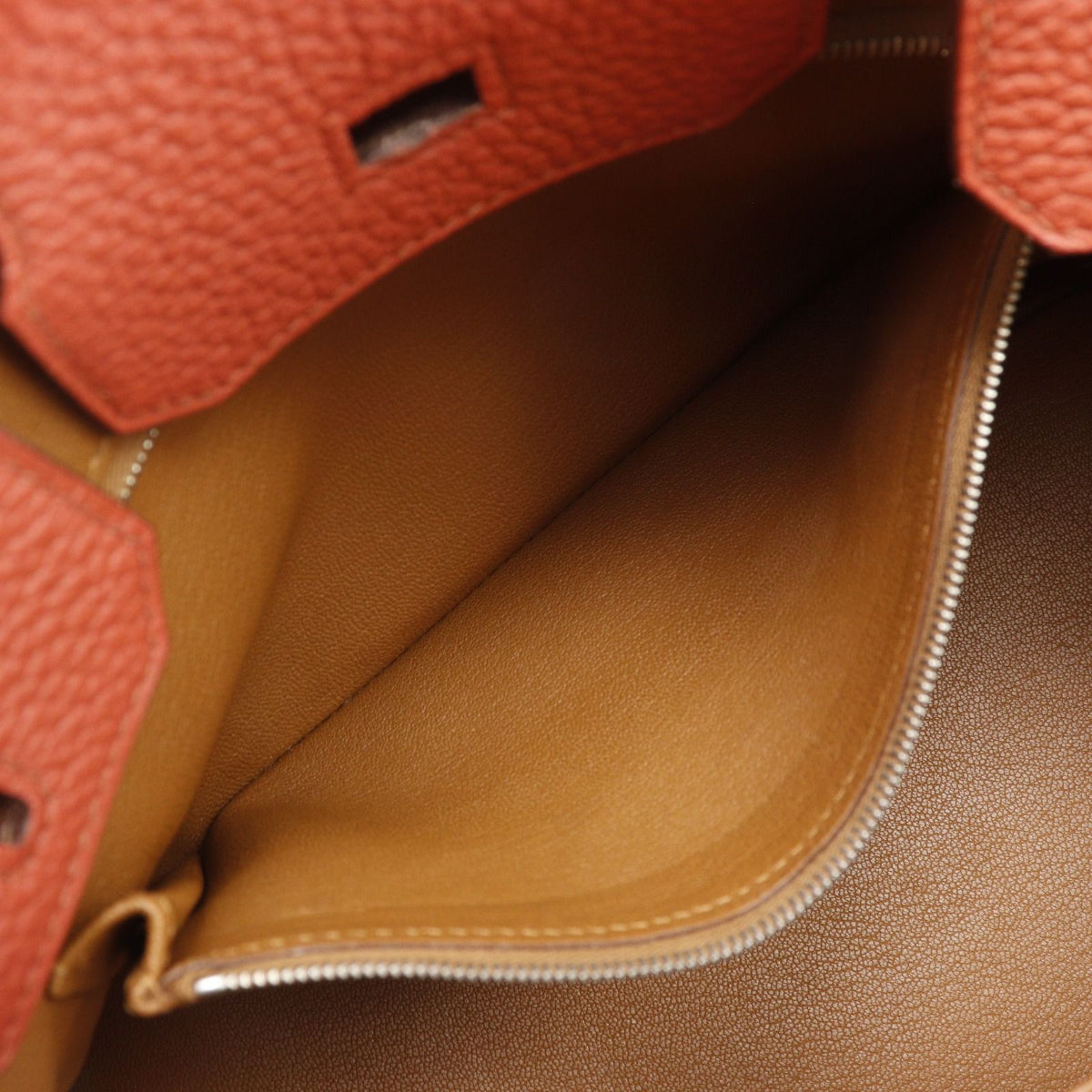 Hermes Birkin Harlequin 30 Taurillon Clemence Orange Handbag — view 8